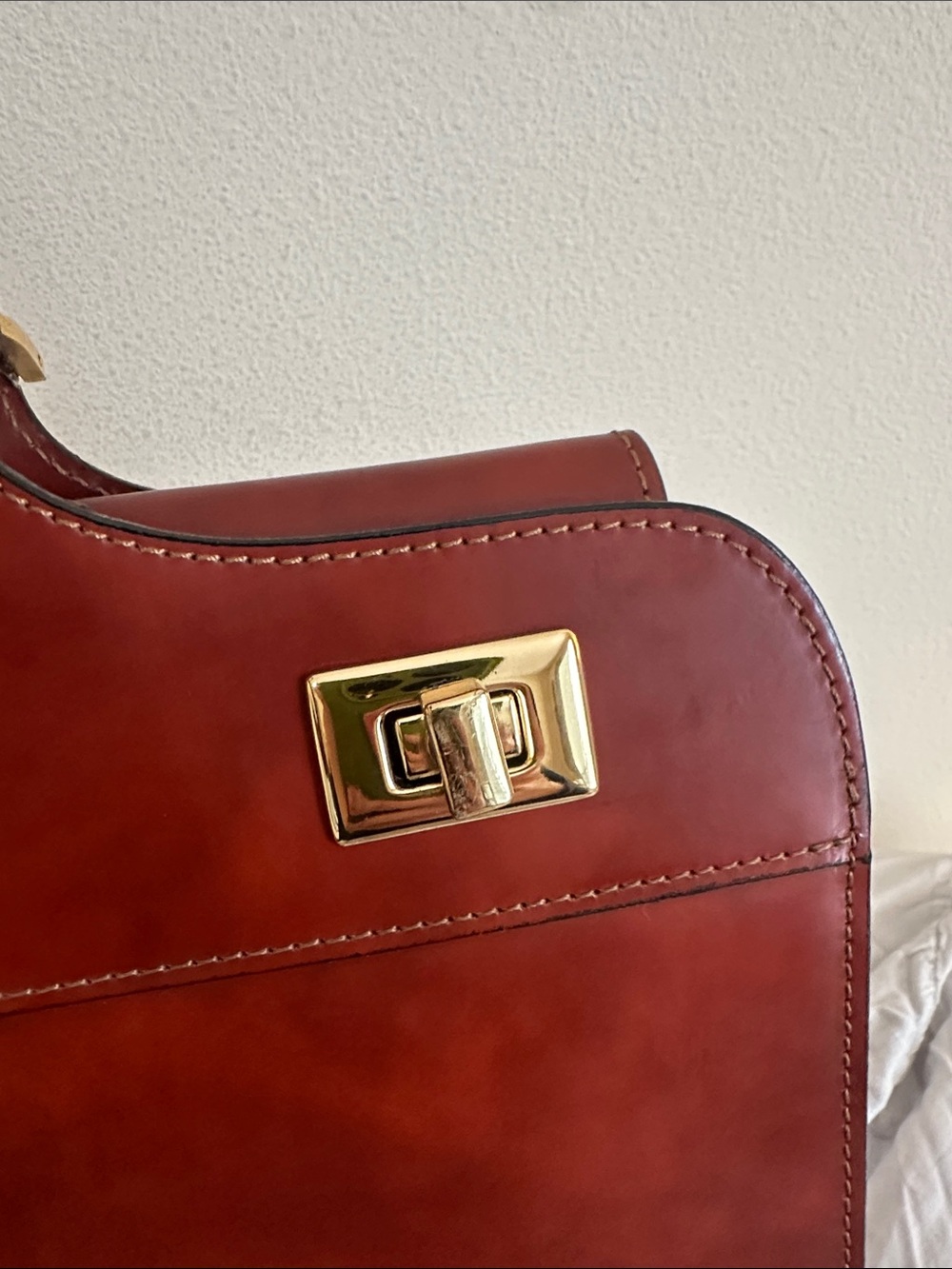 Pratesi 1948 Brown Leather Tote - Classic Carryall - Picture 5 of 11
